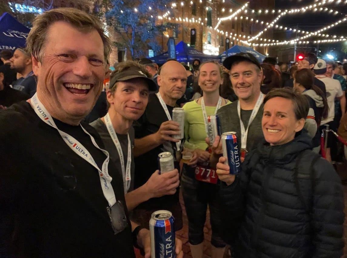 Crossfit Colosseum Team at the Michelob Ultra Night Run